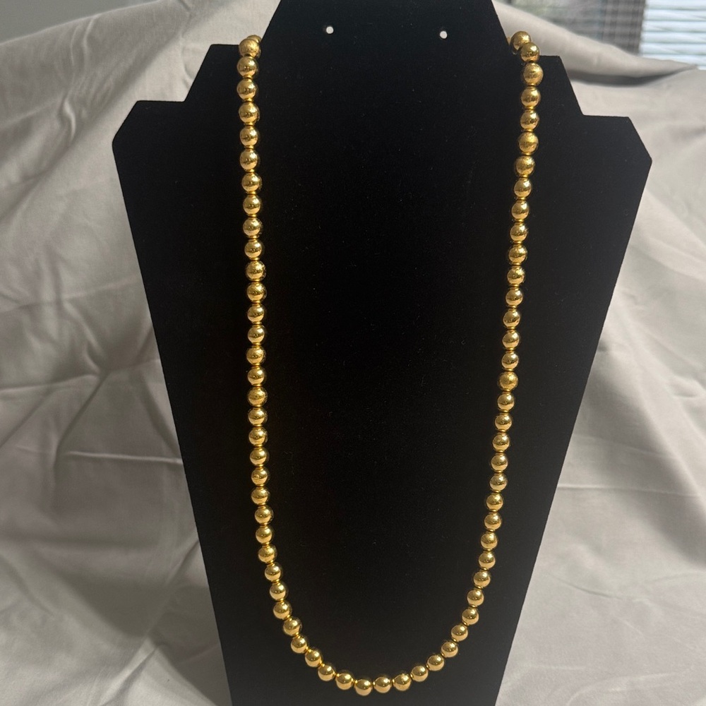 Napier Gold Beaded Necklace